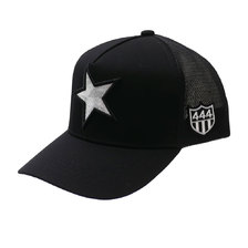 YOSHINORI KOTAKE DESIGN &times; BARNEYS NEWYORK STAR SPANGLE HOLOGRAM MESH CAP BLACK画像