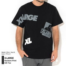 X-LARGE Random Print S/S Tee 101202011007画像