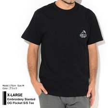X-LARGE Embroidery Slanted OG Pocket S/S Tee 101202011006画像