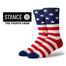 STANCE THE FOURTH CREW RED A556A20FOS-RED画像