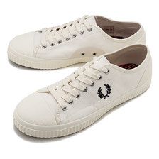 FRED PERRY HUGHES LOW CANVAS LIGHT ECRU B8108-760画像