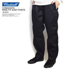 RADIALL &times; POSSESSED SHOE.CO CONQUISTA - WIDE FIT EASY PANTS -BLACK- RAD-PSD005画像
