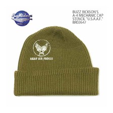 Buzz Rickson's A-4 MECHANIC CAP STENCIL "U.S.A.A.F." BR02647画像