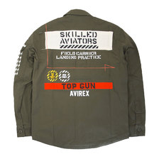 AVIREX LS MULTI FUNCTION SHIRT OLIVE 6105138画像