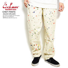 COOKMAN CHEF PANTS -SAUCE SPLASH- 231-03820画像