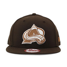 NEW ERA COLORADO AVALANCHE 9FIFTY SNAPBACK CAP BROWN NECLA006画像