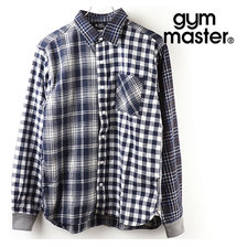 gym master スナップボタン2WAYチェックシャツ G557644-92画像