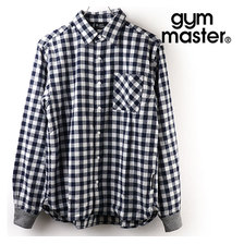 gym master スナップボタン2WAYチェックシャツ G557644-59画像