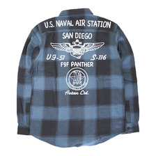 AVIREX LS NAVAL LIGHT NELL SHIRT SACKS 6105139画像