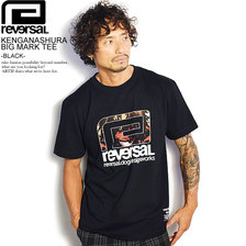 reversal KENGANASHURA BIG MARK TEE -BLACK- RVKA001画像