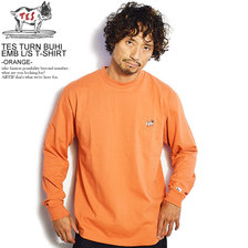 The Endless Summer TES TURN BUHI EMB L/S T-SHIRT -ORANGE- FH-0774307画像
