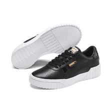PUMA CALI SNAKE WNS PUMA BLACK-GOLD 372096-02画像