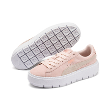 PUMA SUEDE PLATFORM TRACE WNS ROSEWATER-WHISPER WHITE 365830-19画像