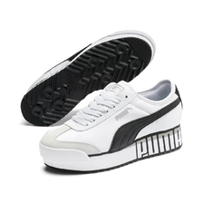 PUMA ROMA AMOR LOGO WNS PUMA WHITE-PUMA BLACK 372113-03画像