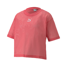 PUMA CLASSICS MESH TEE BUBBLEGUM 598616-14画像