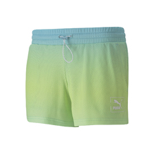 PUMA TIE DYE MESH SHORTS AQUAMARINE 598620-18画像