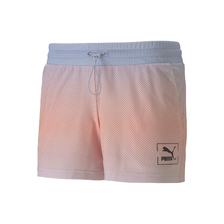 PUMA TIE DYE MESH SHORTS PURPLE HEATHER 598620-46画像