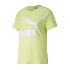 PUMA CLASSICS LOGO TEE SUNNY LIME 595958-31画像