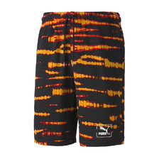 PUMA TIE DYE AOP SHORTS COTTON BLACK-AOP 598503-01画像