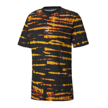 PUMA TIE DYE AOP TEE COTTON BLACK-AOP 598502-01画像