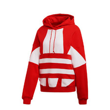 adidas LRG LOGO HOODIE LUSH RED/WHITE FS1307画像