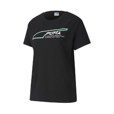 PUMA EVIDE FORM STRIPE TEE PUMA BLACK 597392-01画像