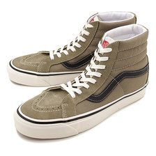 VANS ANAHEIM FACTORY SK8-HI 38 DX OG LICHEN/OG BLACK VN0A38GF22V画像