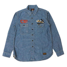 TOYS McCOY MILITARY CHAMBRAY WORK SHIRT 23rd FG "CBI THEATER" TMS2008画像