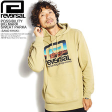 reversal POSSIBILITY BIG MARK SWEAT PARKA -SAND KHAKI- RV20AW205画像