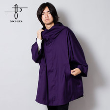 NO ID. フーデッドポンチョ 447006-065C画像