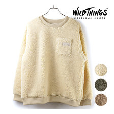 Wild Things FLUFFY BOA L/S CREW WT21126N画像