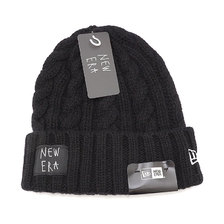 NEW ERA LOW GAUGE CUFF KNIT AI TAKAHASAHI BLACK 12541234画像