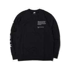 NIKE AS M NSW SWOOSH CREW SBB BLACK/WHITE CU3907-010画像