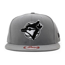 NEW ERA TORONTO BLUE JAYS 9FIFTY SNAPBACK CAP GREY NETBJ208画像