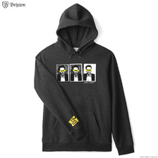 Brixton KNOW YOUR RIGHTS HOOD (BLACK)画像