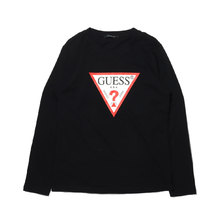 GUESS LADIES L/SLV TEE SHIRT BLACK YJ3K9450K-BLK画像