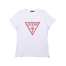 GUESS LADIES S/SLV TEE SHIRT WHITE YK2K9405K-WHT画像