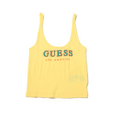 GUESS SL GUESS CAMI OG TOP YELLOW W91I90R0SO2-G2A画像
