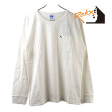 ROKX L/S MG POCKET TEE WHITE 204118画像