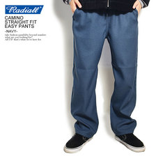 RADIALL CAMINO - STRAIGHT FIT EASY PANTS -NAVY- RAD-20AW-PT005画像