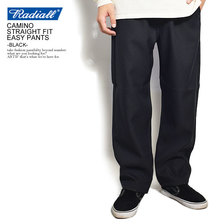 RADIALL CAMINO - STRAIGHT FIT EASY PANTS -BLACK- RAD-20AW-PT005画像