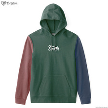 Brixton STITH HOOD (EVERGREEN/WASHED NAVY/DARK BRICK)画像