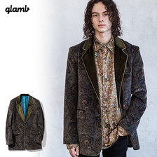 glamb Velveteen paisley tailored JKT GB0420-JKT05画像