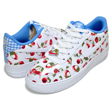 NIKE AIR FORCE 1 LV8 (GS) white/wht-university blue CJ4094-100画像