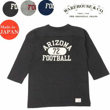 WAREHOUSE Lot 4063 7分袖フットボールT ARIZONA画像