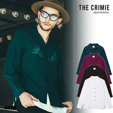 CRIMIE SWALLOW EMBROIDELY RAYON SHIRT CR1-02L5-SL02画像