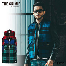CRIMIE WILL CHECK BOA VEST CR1-02L5-JK37画像