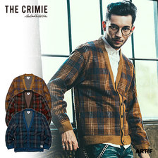 CRIMIE CHECK SHAGGY KNIT CARDIGAN CR1-02L5-KN03画像