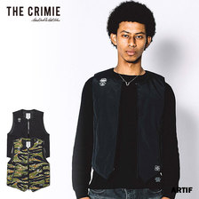 CRIMIE 3LAYER ZIP VEST LIGHT HIGH TECH THINSULATE DOWN JACKET CR1-02L5-JK12画像