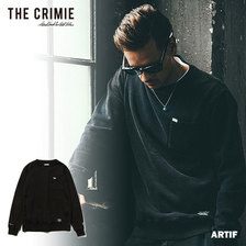 CRIMIE VINTAGE OVERDYE CREW NECK POCKET SWEAT CR1-02L5-CL51画像
